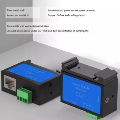 Server Industrial Serial RS485 To Ethernet Converters Modbus RTU Multiple Working Modes Support Server Accessories