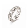 1PC Exquisite and Light Luxury Style Heart-shaped Full-diamond Women's Wide Ring, Inlaid with Sparkling Heart-shaped Synthetic Zircon, with Hollow