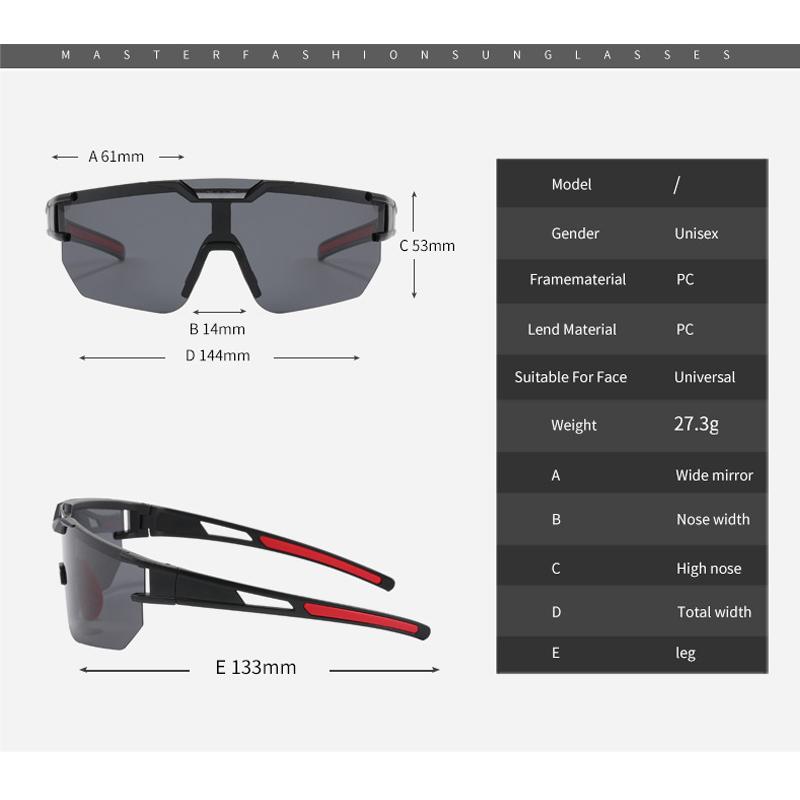 Updated Running Mountaineering Outdoor Activity Active Sun Glasses Men And Women Classic Sun Glasses Guard Goggles 6051