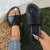Lightweight Flat Shoes Women's Plus-size Retro Beach Flip-flops