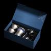 OUDON Pure Titanium Travel Tea Set with Borosilicate Glass