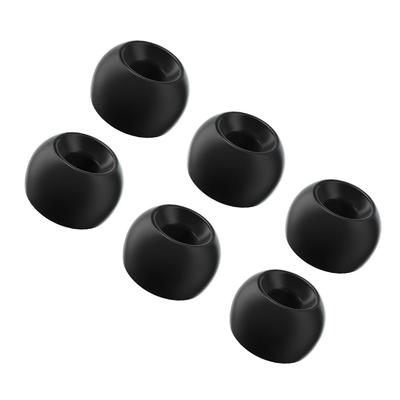 DIVINUS Velvet Wide Bore Silicone Eartips Interchangeable IEM Earphone Tips for Improved Sound Quality and Comfort (for 4-6mm Nozzles), (MS(3 Pairs))