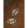 Metal Geometric Wire Hollow Rugby Women's Earrings Earrings Earrings Sports Ball Enthusiasts Accessories Party, Club Earrings