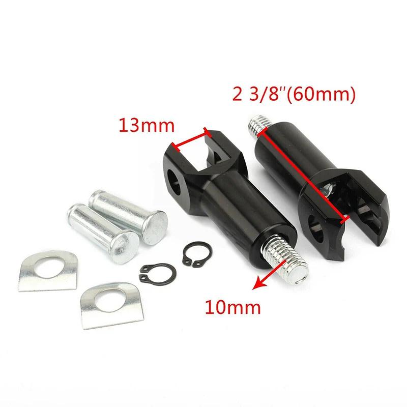 2.25" Passenger Foot Pegs Support Mount Footrest Clevis Kit for Harley Softail Fatboy Heritage Softail FXST 2000 2001 2002-2006