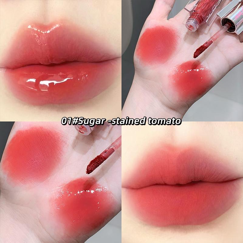 Gege bear Non Stick Long Lasting Lip Glaze Hydrating Water Gloss Mirror Finish Perfect For Summer Pout