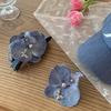 Cloth Butterfly Orchid Hair Clip Pearl Bohemian Style Hairpin Cute Flower Shark Clip  Holiday