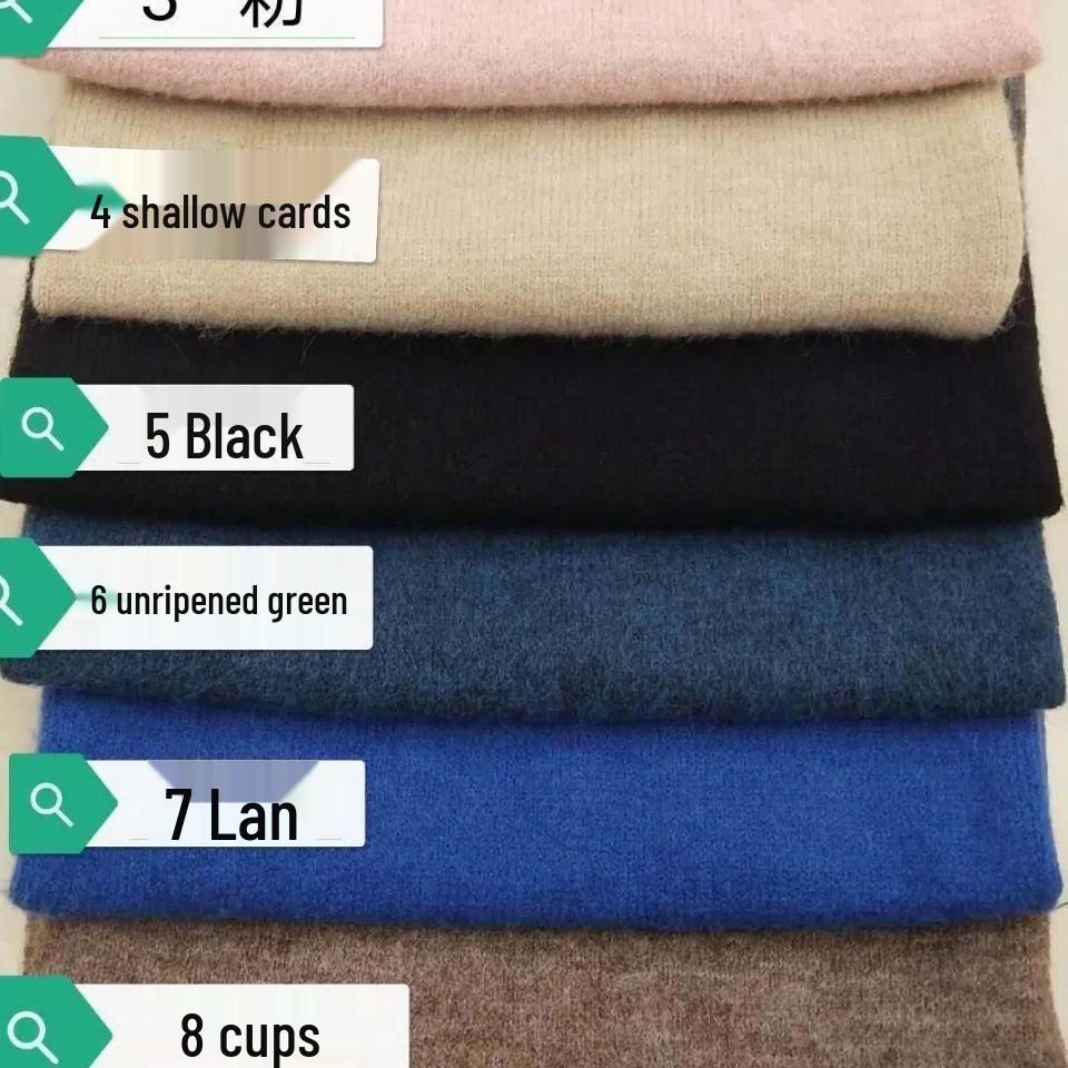 Autumn/Winter Knit Sweater & Wide-Leg Pants Set - Thick Korean Style, Loose Fit Women's Fashion