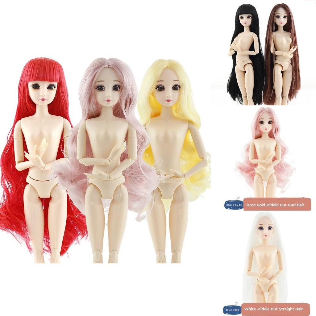 Colorful Hair Fashion Doll With 20 Joints Diy Princess Girl Toy For Girls