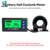 H56CH Hall Coulomb Meter Ammeter Voltmeter 9-100V 400A LED Voltage Current Tester Capacity Indicator Battery Monitor