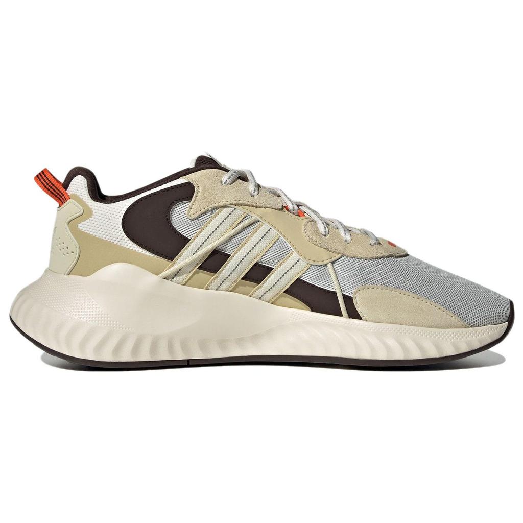 Adidas Originals Hi-Tail Retro Fashion Mid-Top Running Shoes Unisex Running Shoes Beige ID0537