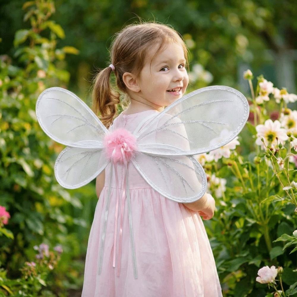 Handmade Fairy Butterfly Wings Fantasy Dragonfly Elf Wings Creative Elf Wings Costume  Children