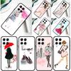 City Fashion Girl Cover For Samsung Galaxy M55 M15 M33 M13 M23 M53 M31 M51 M14 M34 M54 M20 M30s M52 M32 Case