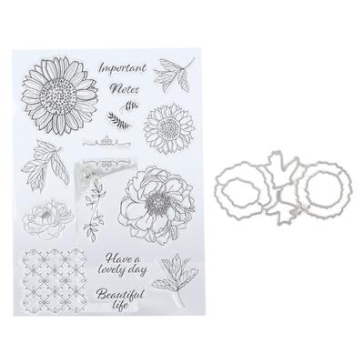 Clear Stamps Safe TPR Transparent Rectangle Card Making Supplies for Photo Albums Diaries