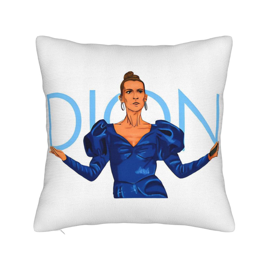 C-Celineds Dion Metal Pillow Case Comfy Pillow Cover Funny Pillowcases For Couch Sofa Bedroom