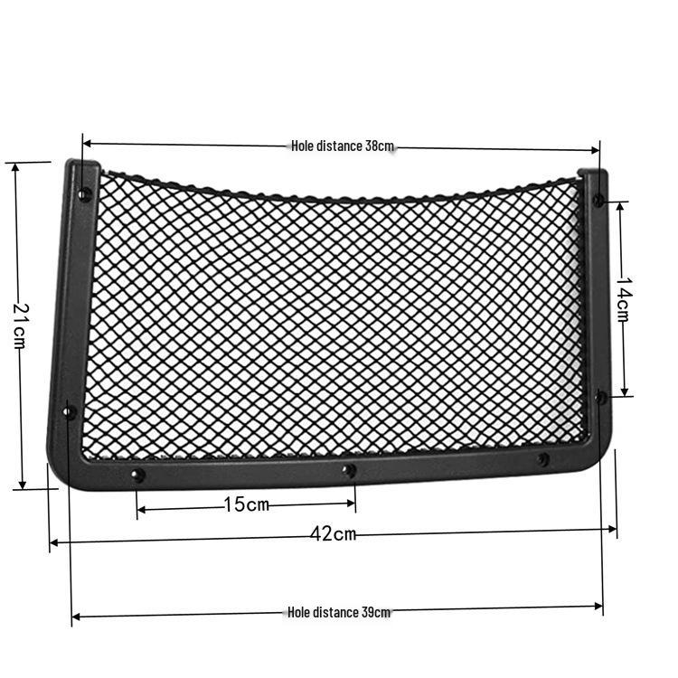Car Storage Mesh Pocket Organizer for Bus, RV, and Auditorium Seats
