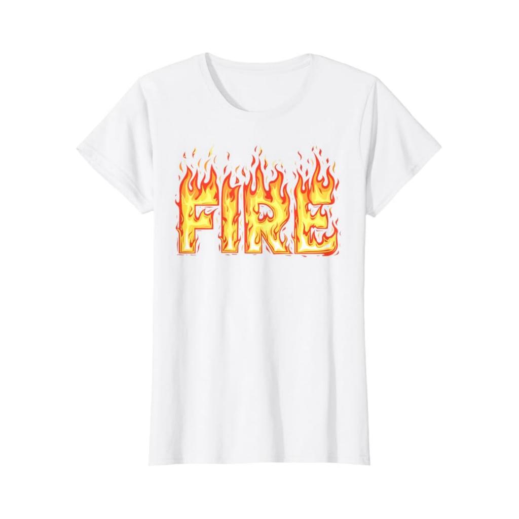 Fire Flame Shirt Adult Kids Men Women Fire And Ice Costume T-Shirt 100% Cotton New T-Shirt Short Sleeve Fall Tee Top 01232
