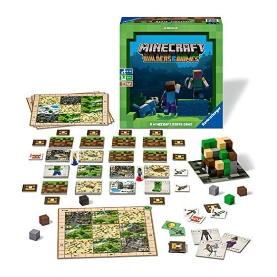 Настольная игра Равенсбургер Майнкрафт: Builders & Biomes 26892 4 Целевой возраст 10 лет и старше [Настольные игры, Minecraft, Игры Minecraft, подарки