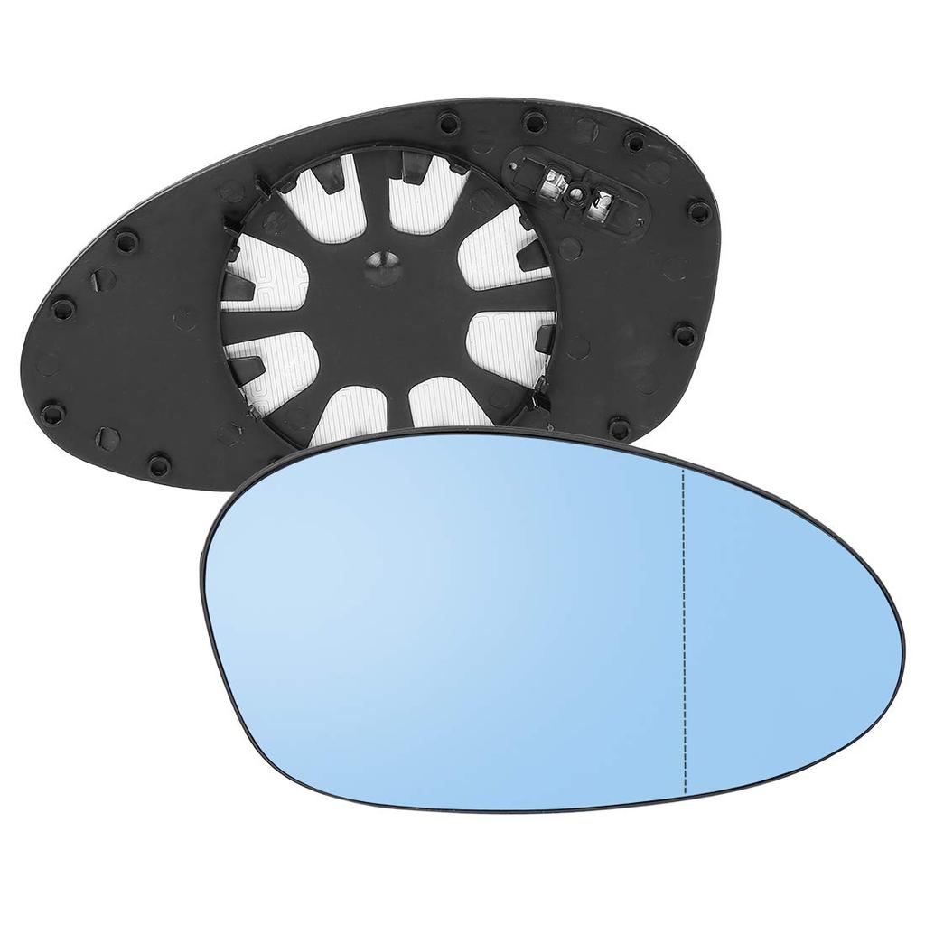 X AUTOHAUX Auto-Seitenspiegelglas mit Trägerplatte Beheizt Gemischfarbiges Glas für