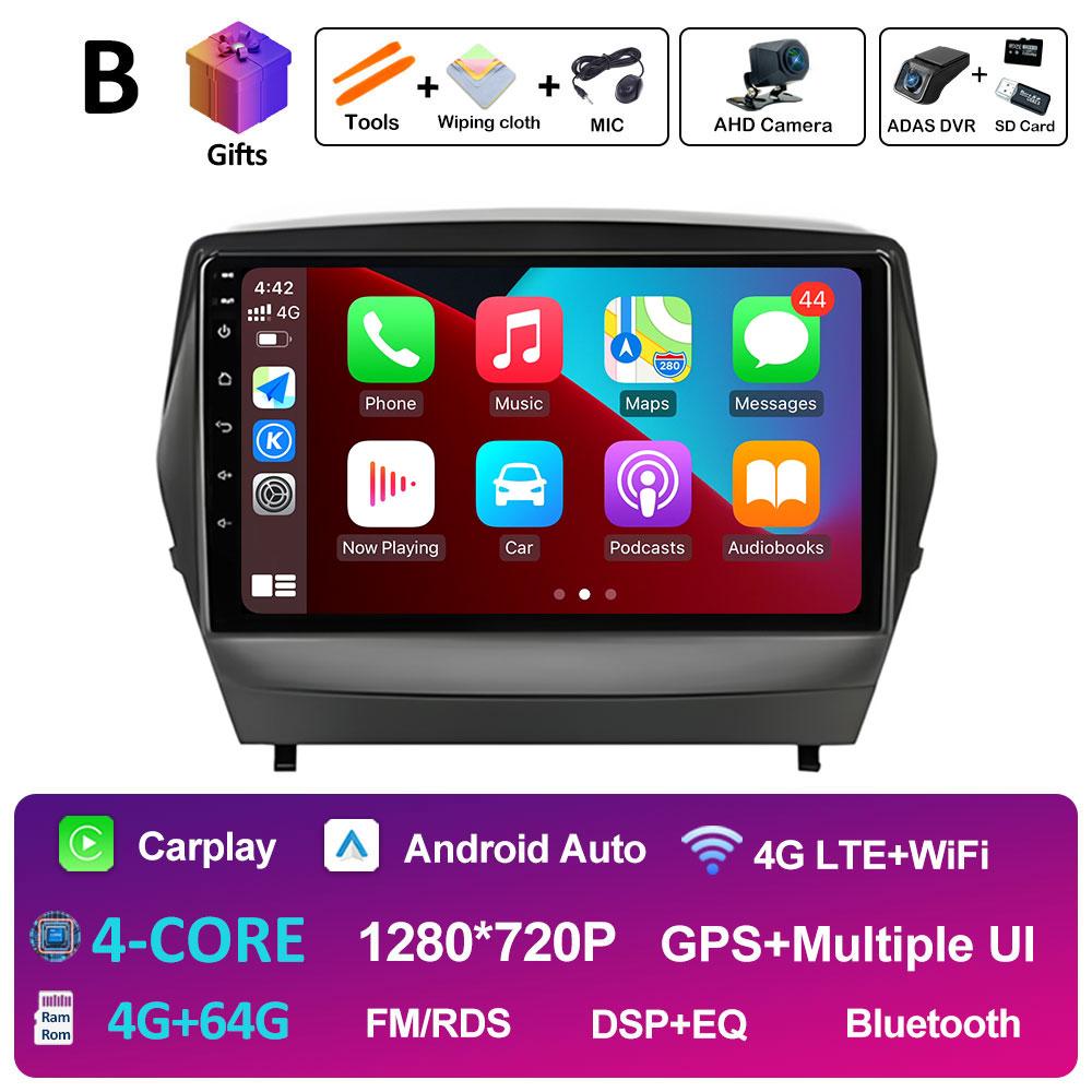 For Ix35 Hyundai Tucson 2 LM IX35 2009 2010 2011 2012 - 2015 Android Intelligent System GPS Navigation Cooling Fan WIFI No 2 Din