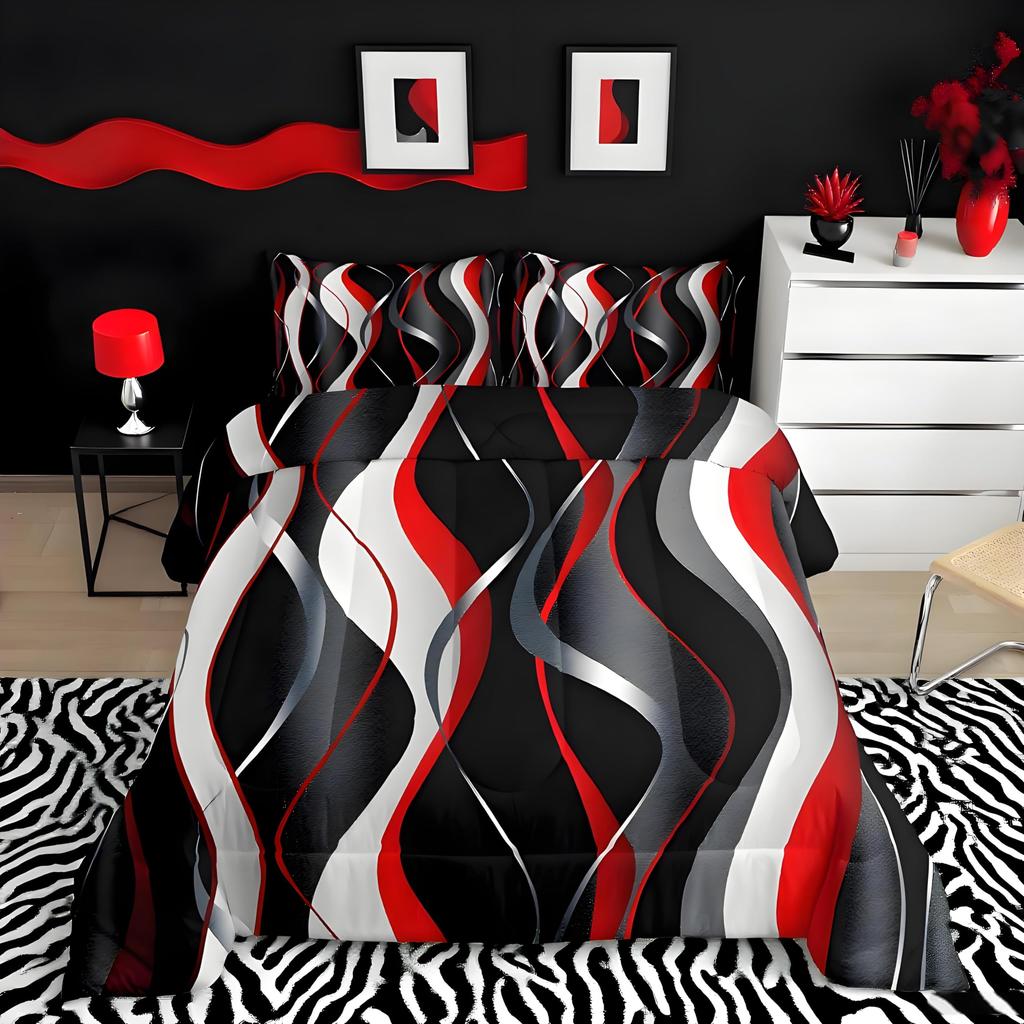 Feelyou Boys Race Car Twin Size Bedding Set Kids Racing Car Comforter Extreme Sports Comforter Set for Teens Cool Car Comforter Car Room Dec