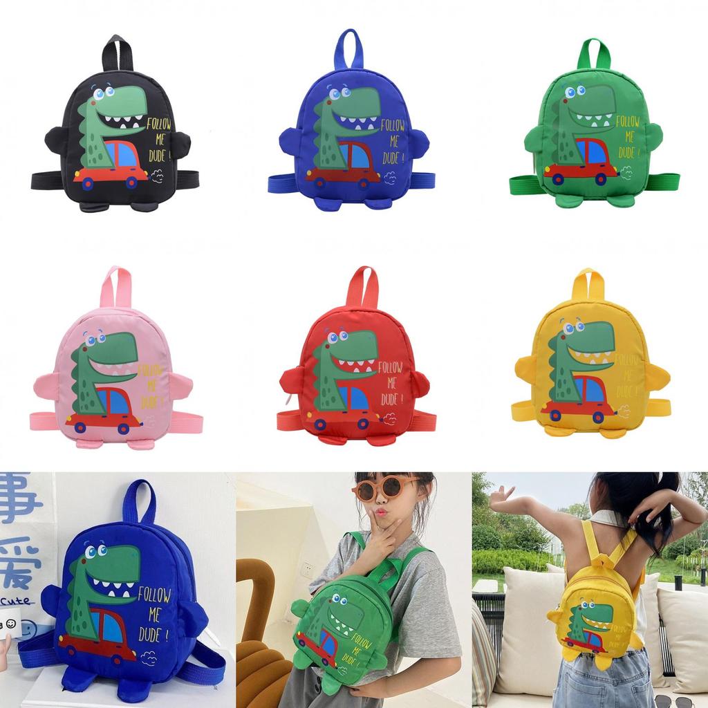 Pixar Dinosaur Backpack For Kids With Breathable Nylon Material For School**