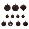 48Pcs Shatterproof Christmas Baubles Velvety Ball Hanging Ornament Christmas Tree Decoration For Wreath Mantels Window