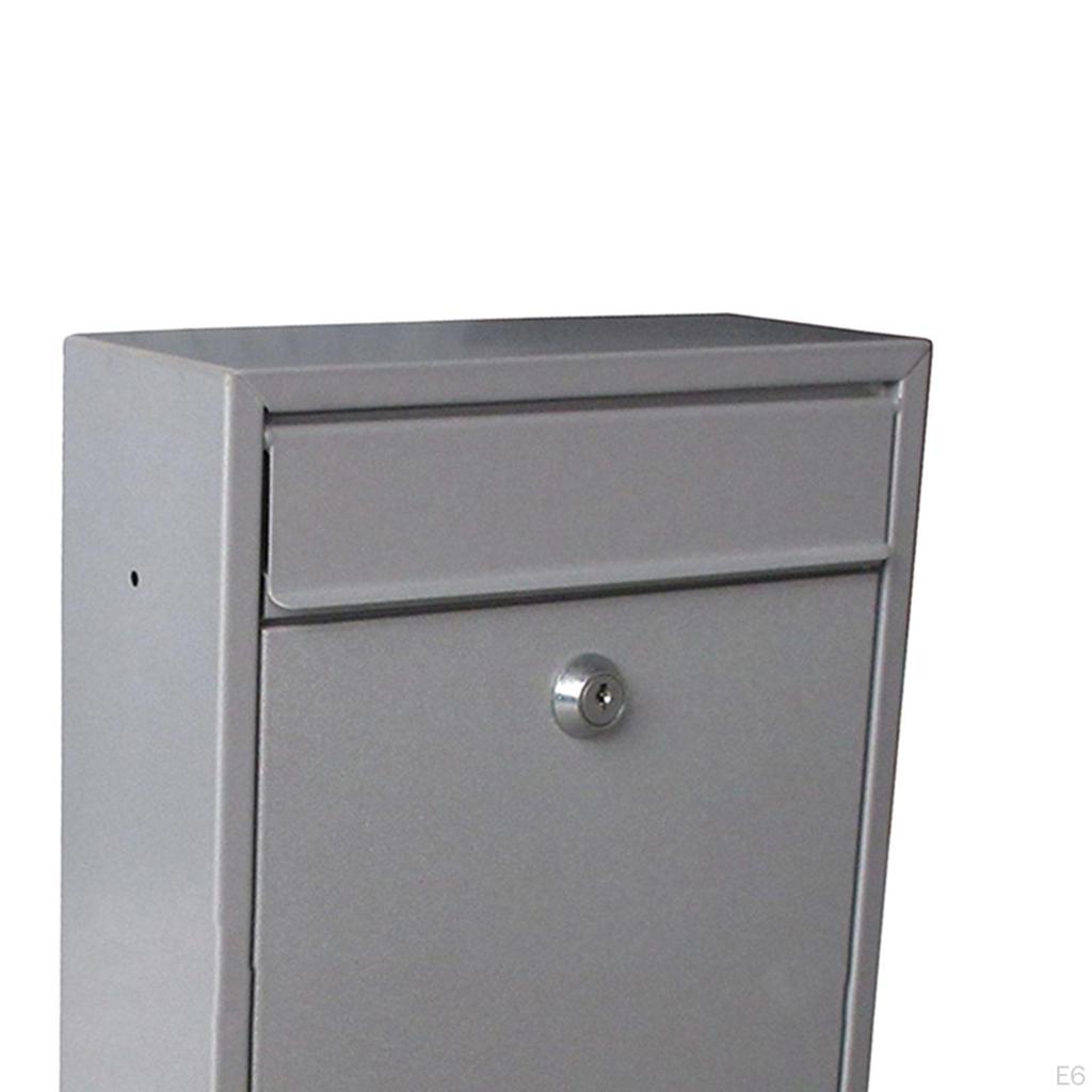 Wall Mounted Mail Box Lockable Keys