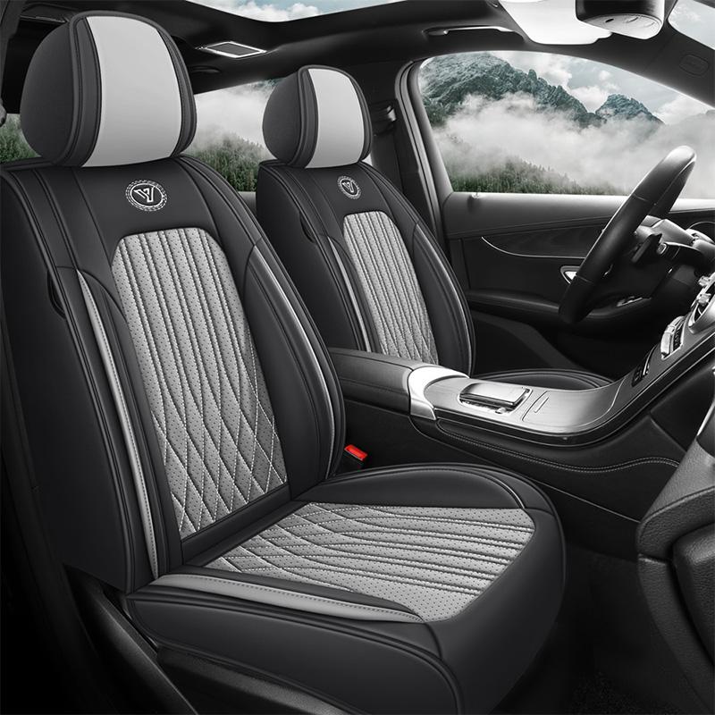 Single Full Coverage Car Seat Cover Premium Faux Leather Material, Fits Most Sedans/SUVs, Enhances Interior, 5 Colors Available