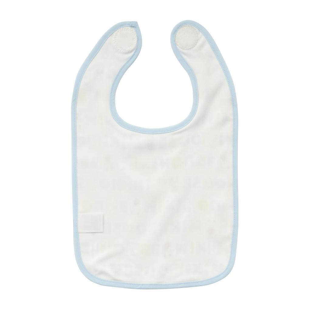 MIKI HOUSE Gauze Made in for Boys and Baby Baby Shower Sax Bib, Japan, Gauze, Girls, Clothes, Children's Clothing, Gift, 40-2937-142,