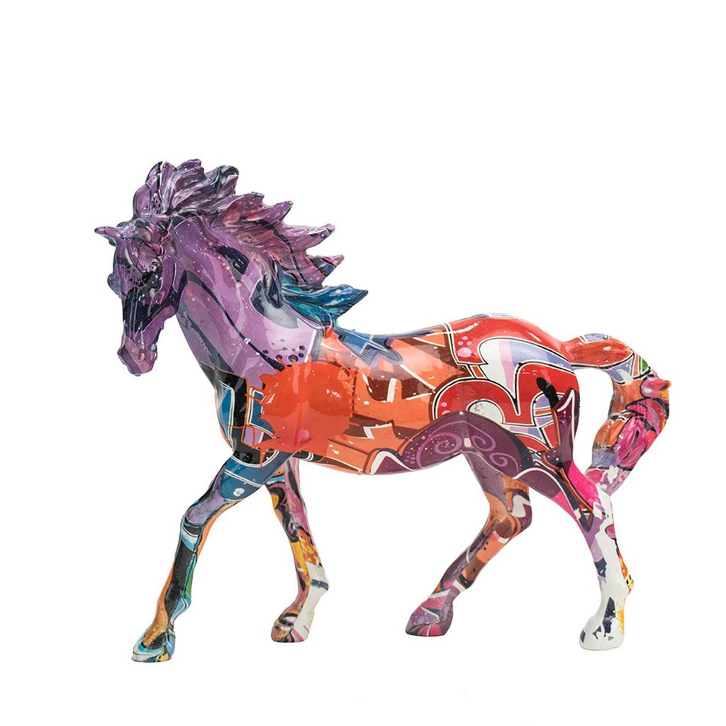 Horse Creative Animal, Resin Ornaments, Home  Study Desktop, Crafts.