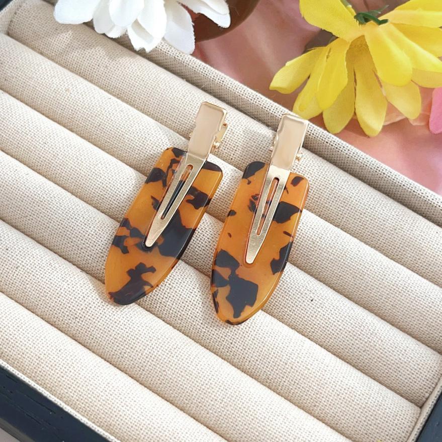 2pcs/set No Bend Hair Clips for Women Girls Acrylic Hair Styling No Crease Curl Small Pin Bang Seamless Barrettes Accessories