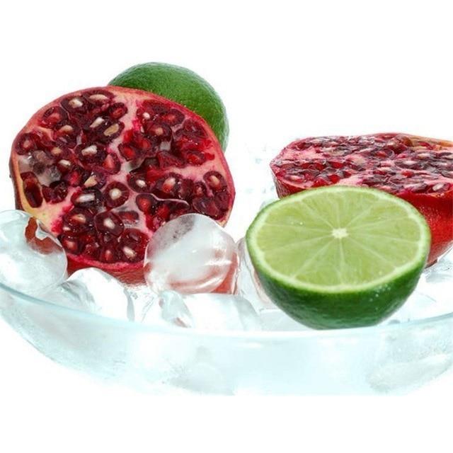 Pictură cu diamant DIY 5D, complet rotund, rășină, fructe, broderie cu diamant, peisaj, punct de cruce, mozaic, cadou cu stras, decor acasă