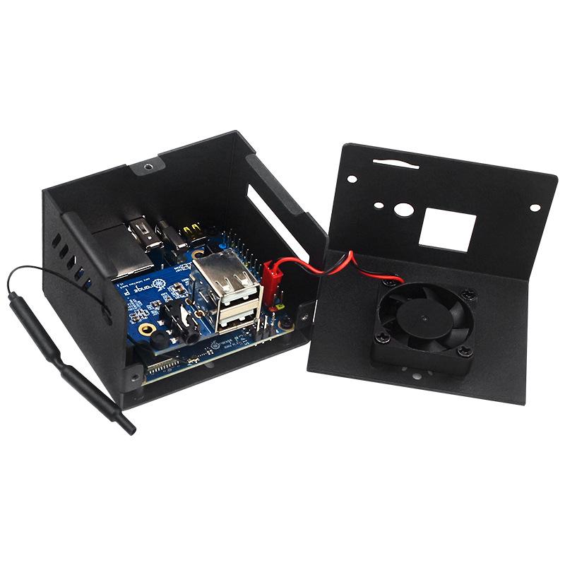 Orange Pi Zero 3 Metal Case with Expansion Slot: Durable Development Board Protective Shell