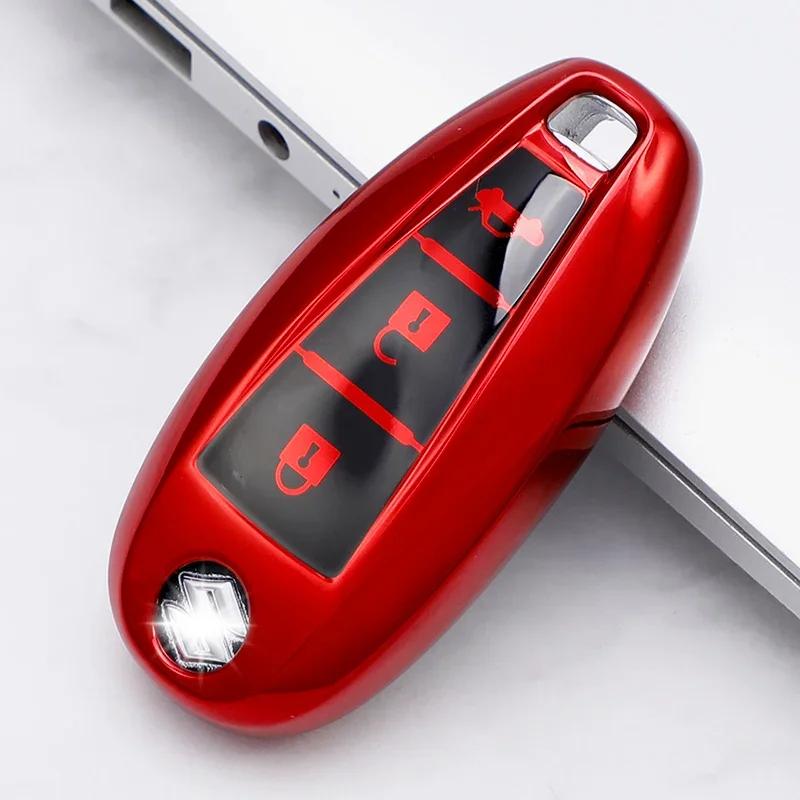 TLIN5 3 Button Soft TPU Car Remote Key Shell Cover Case for Suzuki Vitara Swift Ignis Kizashi SX4 Baleno Ertiga 2016 2017 2018 2019