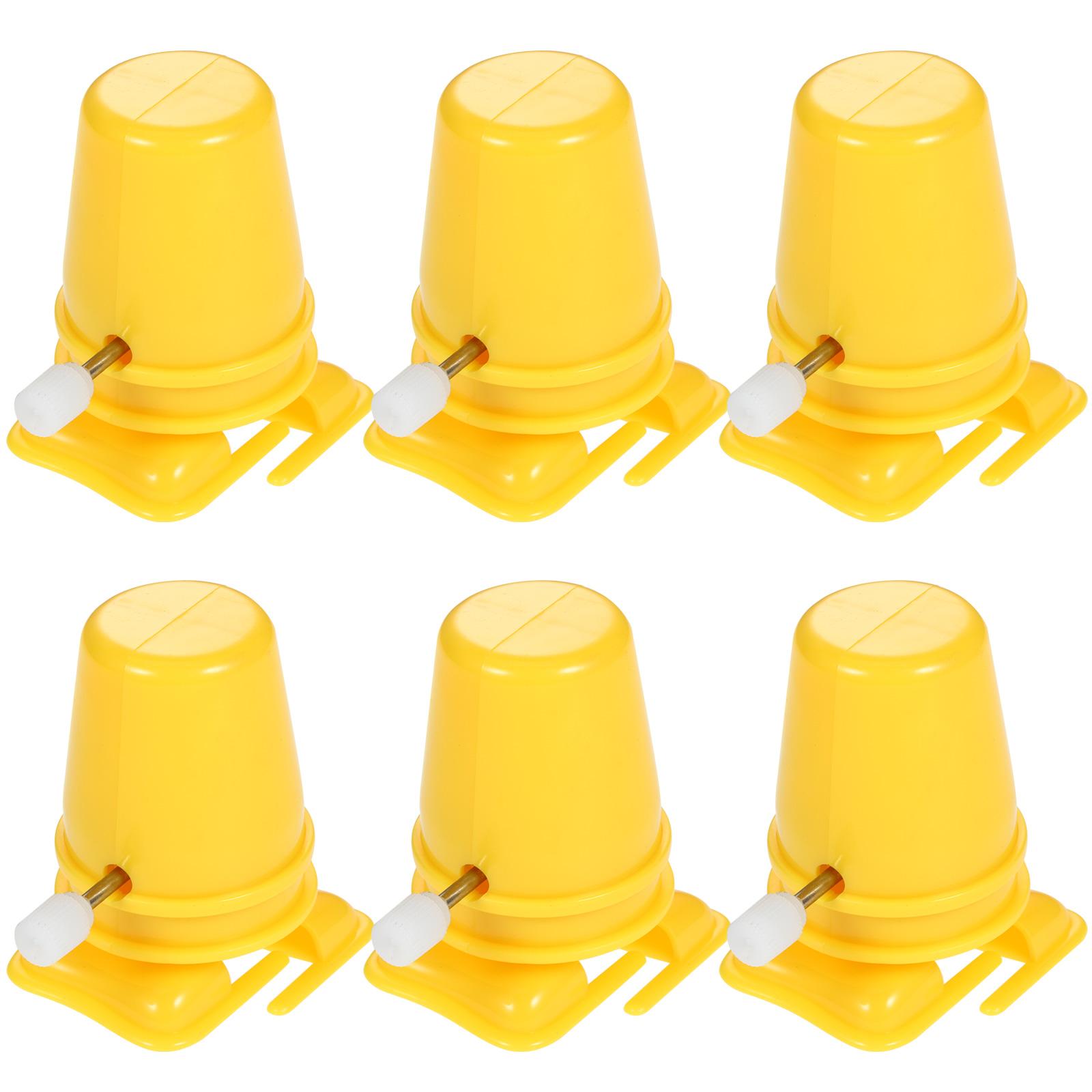 

Clockwork Movement Craft Fitting Mini Rewinding Part Accessory Plastic Robot Toy Safe Resistance Practical жовтий