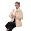 Autumn Winter Women's Fur Integrated Jacket Female Thicken High Collar Warm Danish Mink Fur Coat Top Women's Winter Jacket