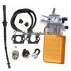 Kit de Filtre à Air et Carburateur avec Durite de Carburant, Poire d'Amorçage, Pièces pour Tondeuse à Gazon FS400/450/480