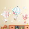 Cartoon Hot Air Balloon Wall Sticker Children's Room Kindergarten Wall Decoration Sticker