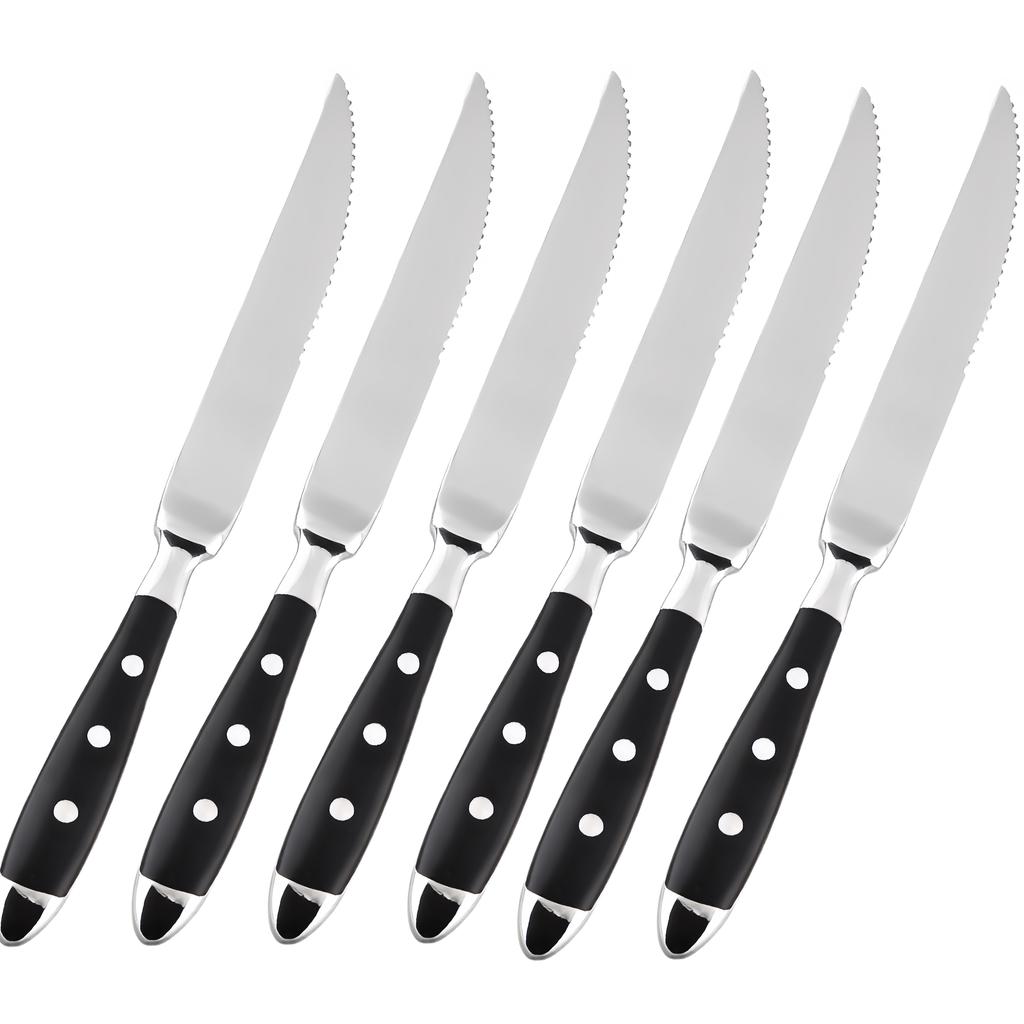 Classic Elegant Stainless Steel Cutlery Set Fork Spoon Knife Full Dinning Fork Steak Knife Teaspoon Creative Dinnerware Set