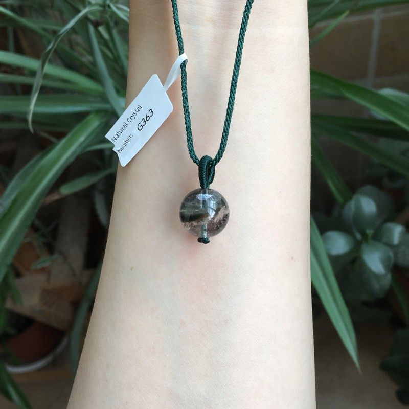 

Натуральные кристаллы хлорита Рог изобилия Многослойные хрустальные переливные бусины CHESTNUT