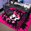 1PC Custom Name Skull Bow Theme Floor Mat Ideal for Living Room, Game Rooms, Office, Bedroom,Floor Mat Playful Design