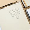 100Pcs Iron Book Binder Rings Openable Loose Leaf Rings for Office School Document Binding Photo Album Flashcards