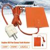 Car Engine Oil Pan Sump Tank Heater Plate Silicone Heating Pad US/EU Plug Rubber Heat Mat Heated Bed Plate Flexible Waterproof