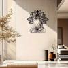 Yoga Meditation Lotus Metal Wall Art for Living Room Bedroom Balcony