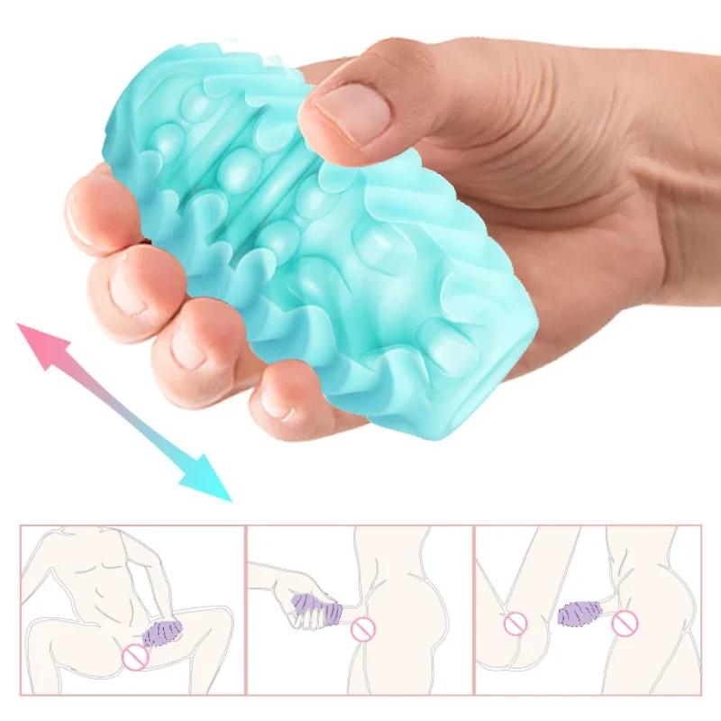 Male Sex Toys Pocket Pussy Masturbator For Men Small Sex Eggs Glans masturbation eggs Vagin Blow Job Soft Stick Masturbation Cup