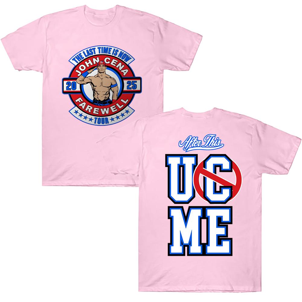 New John Cena Farewell Tour T Shirts Summer Cotton High Quality T-shirts Unisex T-shirt Fashion Sports Clothing Top