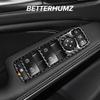Carbon Fiber For Mercedes Benz W176 W204 W212 C Class Car Window Control Panel Sticker Interior Trim Car