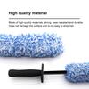 Autowaschbürste Super Brush Plüsch Premium Räder Bürste Rutschfester Griff Leicht zu reinigende Felgen Speichen Radlauf Autozubehör