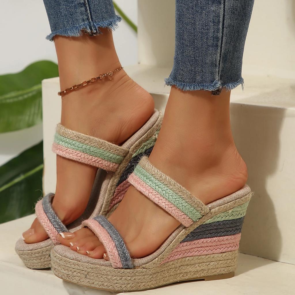 Fashion 2025 New Wedges Women Outdoor Casual Comfortable Anti-slip Sandals Summer New in Comfort Casual Shoes Party Sandalias De Mujer