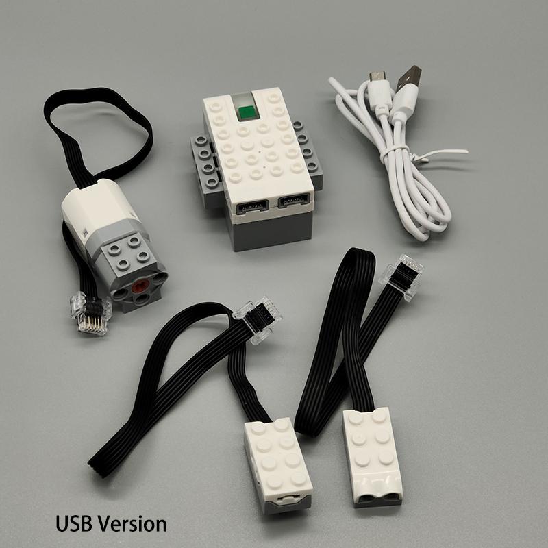 High-Tech PF Teile Ultra-Hochgeschwindigkeits L-Motor 8884 8883 Servo Steine Spielzeug Power Bausteine Batteriebox Kompatibel mit LEGO